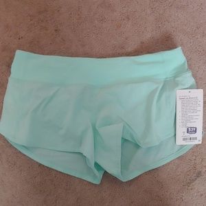 Lululemon Toothpaste colored shorts